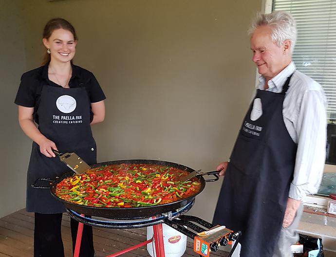 Ella & Peter from 'The Paella Pan'