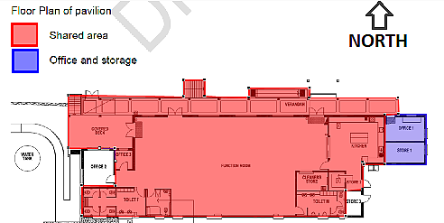 Plan of Clubhouse layout