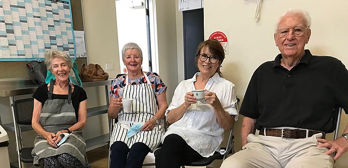 Marion, Suzi, Annette & John R