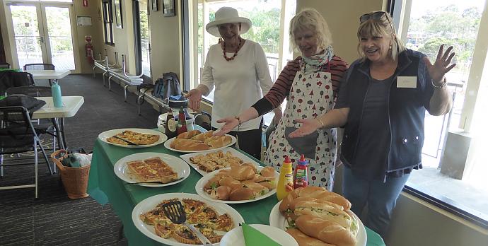 Kicking up a storm in the kitchen, da dah