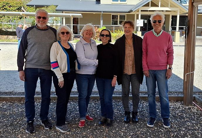 Greg Hall (treas.), Colleen (Pres.), Kathy, Faye, Rosie, Bob (Vice Pres.), (Not in Pic: Deidre (Sec.), Gordana)