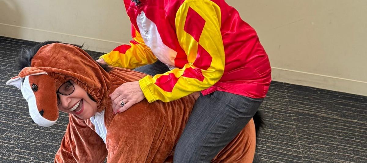 In the mounting yards