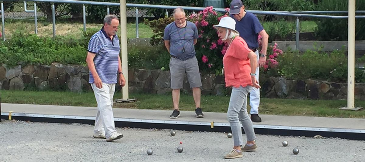 First Game on the New Piste First Game on the New Piste